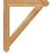 Ekena Millwork Traditional Arts & Crafts Rough Sawn Bracket, Western Red Cedar, 4"W x 30"D x 34"H BKT04X30X34TRA03RWR - alternate 4